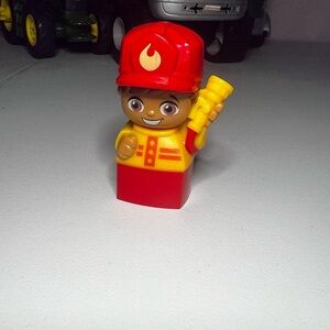 Mega Bloks First Builders Freddy Firetruck Fireman Replacement Figure